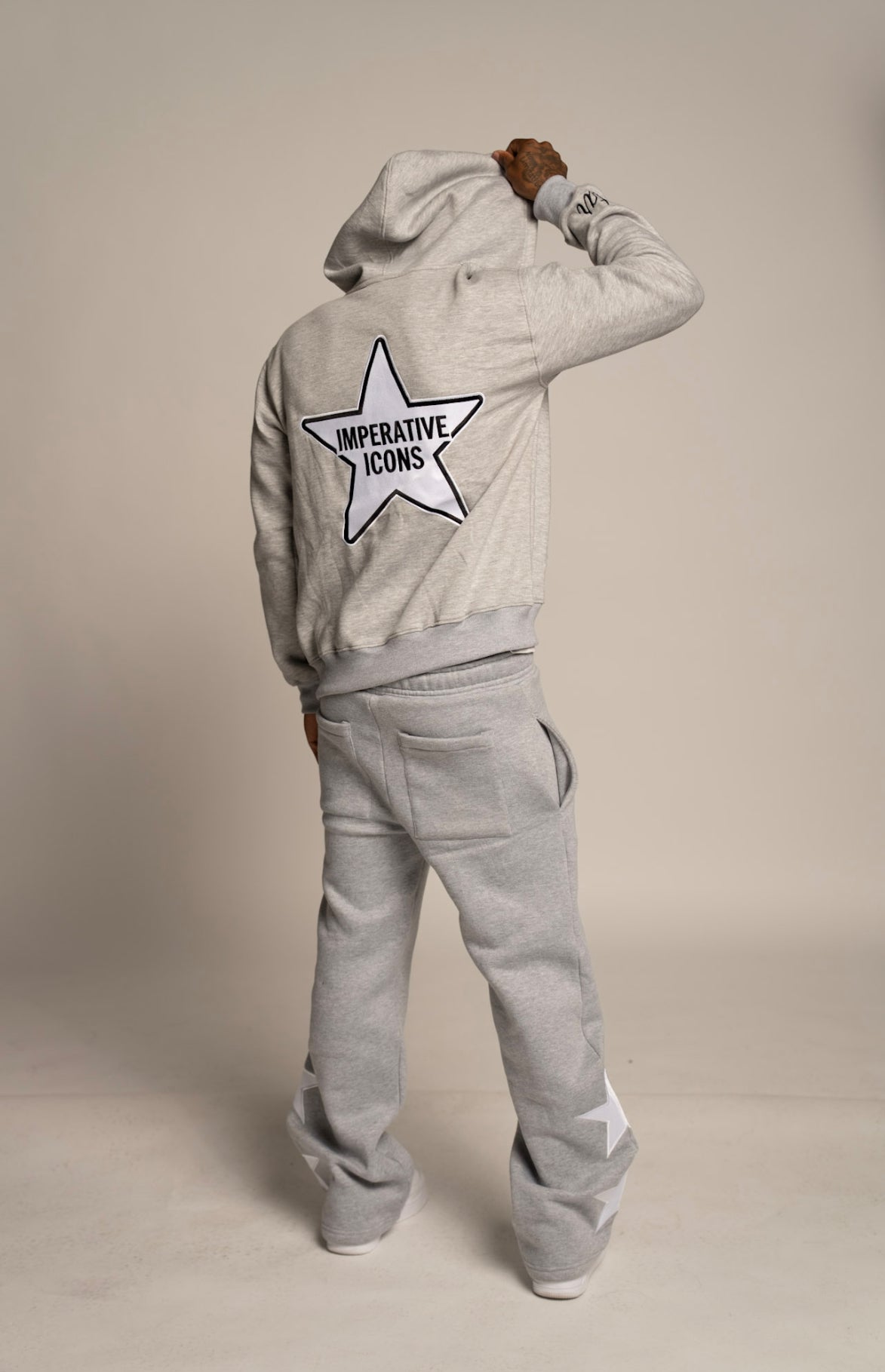 ii GRAY ALLSTAR ZIPUP