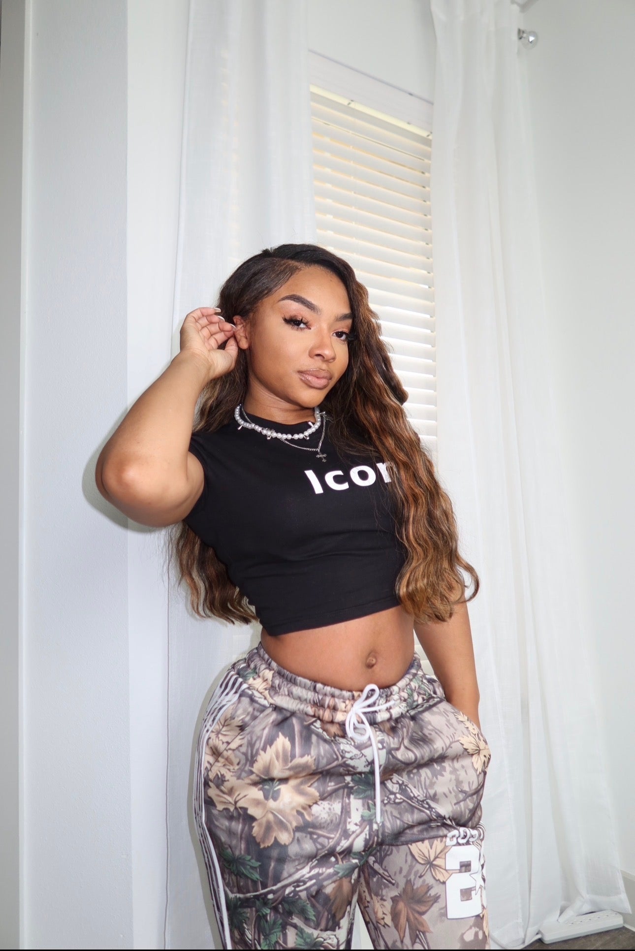 Angelic Icon crop tees