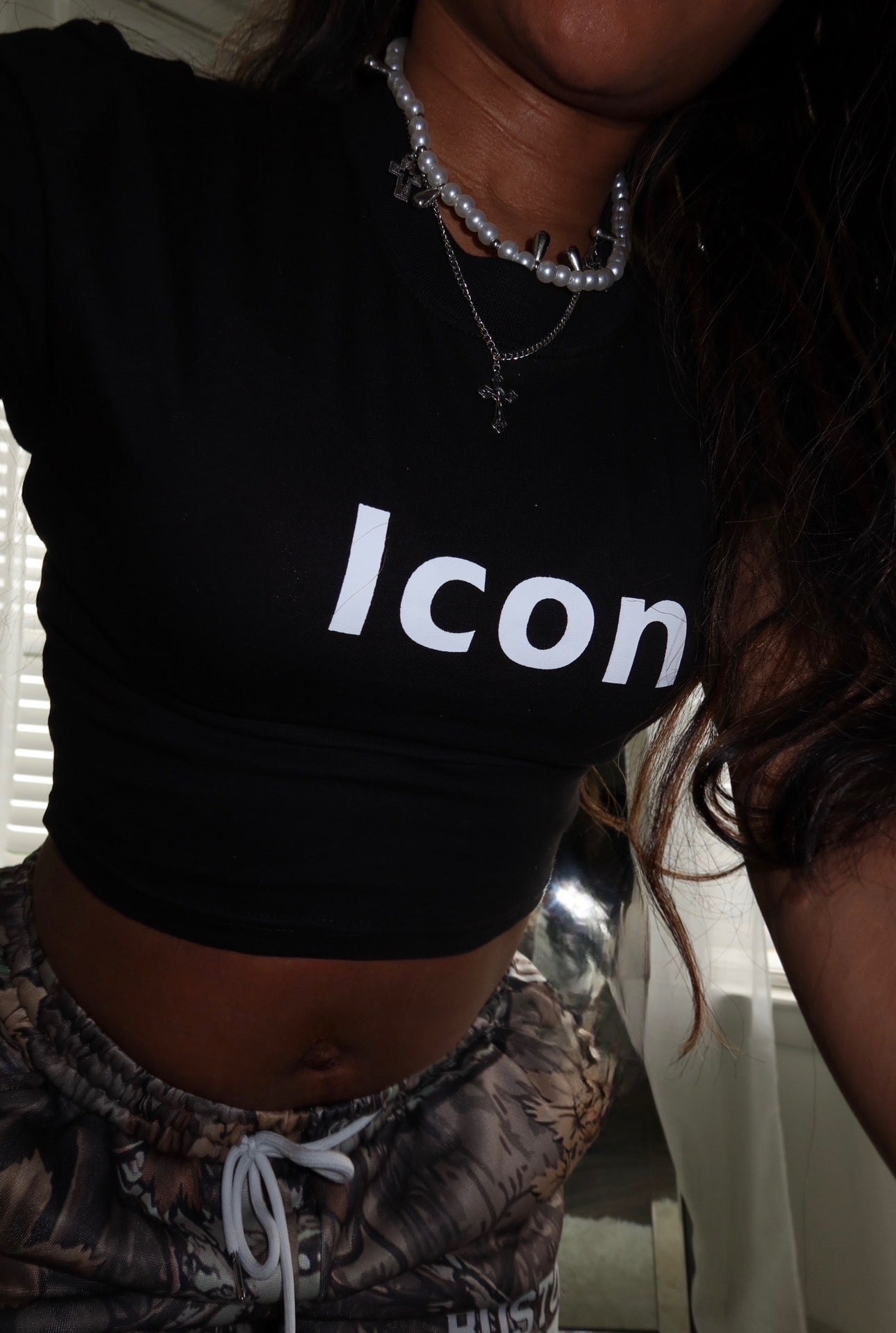 Angelic Icon crop tees